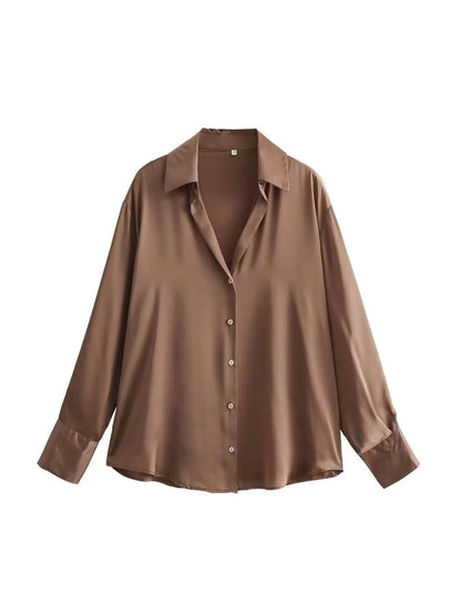 Satin Shirt Plain
