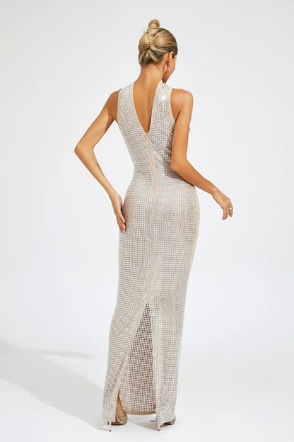 Wodehous Apricot Off Shoulder Dress