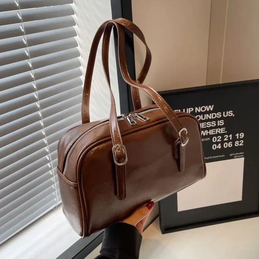 Monochrome Fashion Boston Shoulder Crossbody Bag