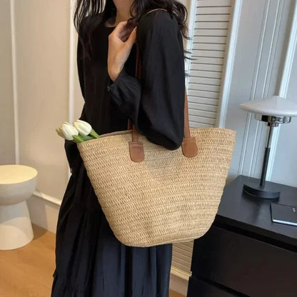High-End Texture Commuter Shoulder Bag