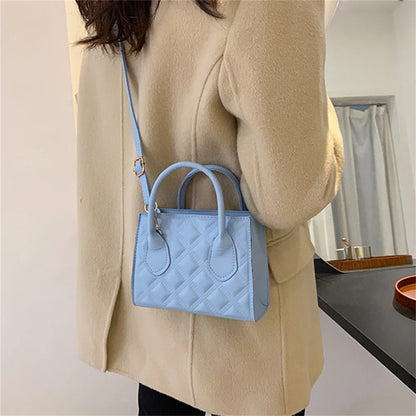 Fashion Retro PU Small Square Crossbody Handbag
