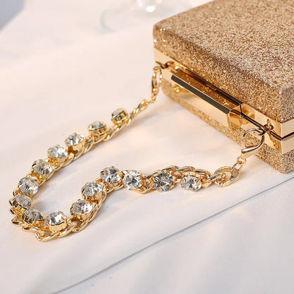 Glitter Evening Clutch Wallet Wristlet