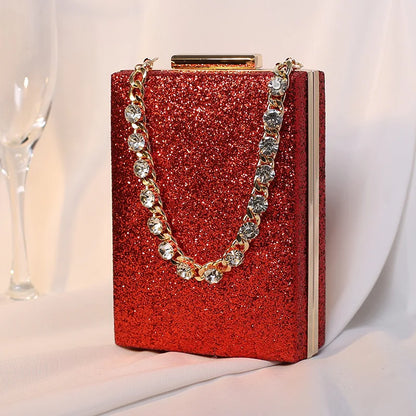 Glitter Evening Clutch Wallet Wristlet