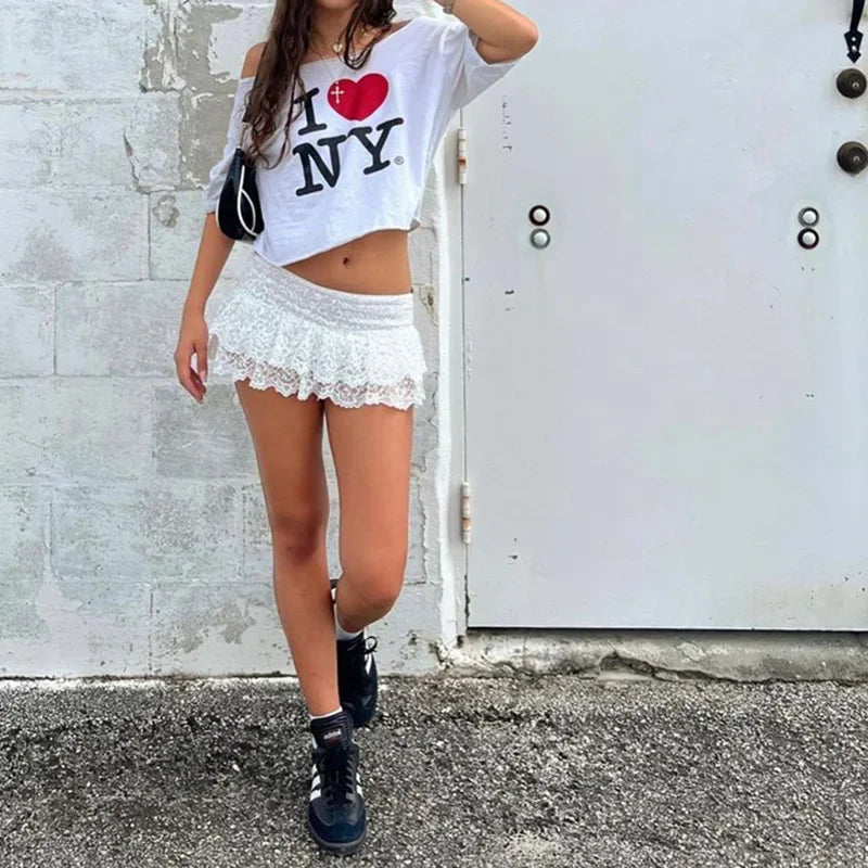 Ruffle Frill Tiered Bloomer Skirt