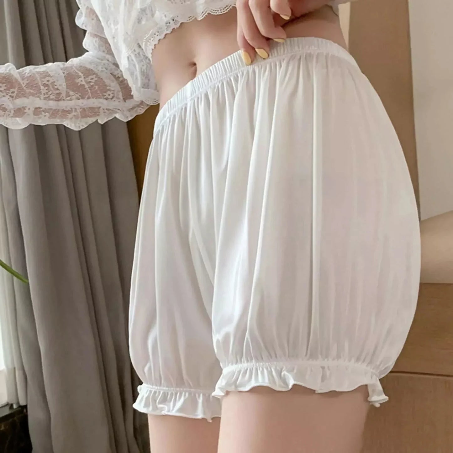 Retro Frilled Pumpkin Bloomer Short