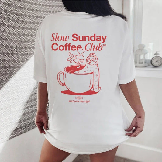 Funny Coffee Club Hippie T-shirt