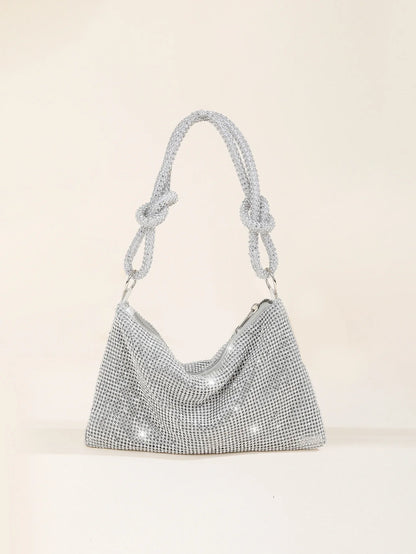 Shiny Rhinestones Elegant Party Wedding Clutch Bag