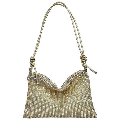 Shiny Shoulder Chain Satchel Wedding Cocktail Clutch Bag