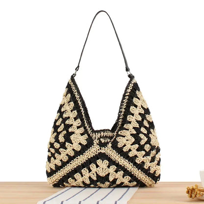 Vintage Zipper Leather Travel Shoulder Bag