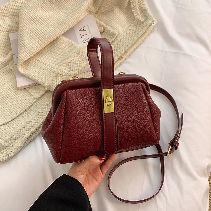Retro Designer Luxury Crossbody Shopping Handbag
