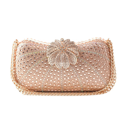 Elegant Crystal Shiny Evening Clutch Purse Wedding Bag