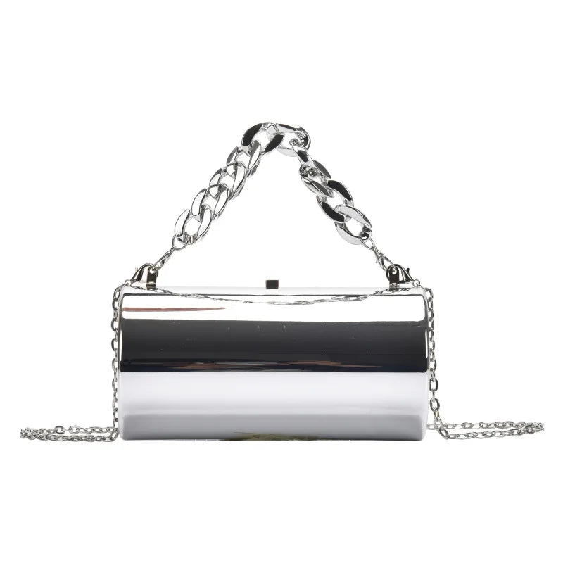 Fashion Cylinder Mini Evening Crossbody Handbag