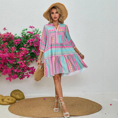 Livia | Patchwork Dress