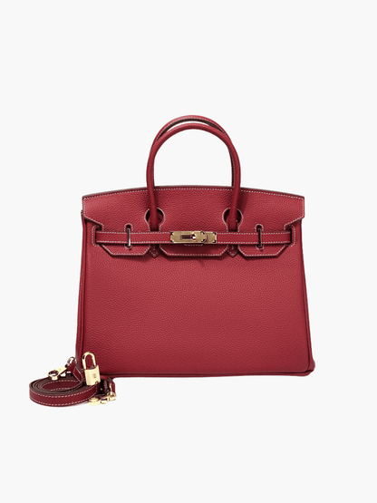 Women Handbag Cognac Brown