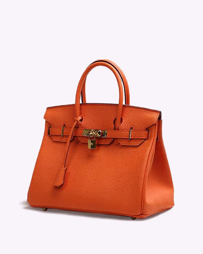 Women Handbag Cognac Brown