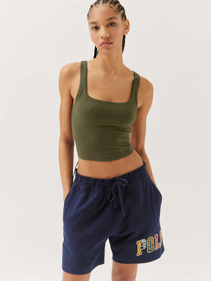 Women Ribbed Tank Top