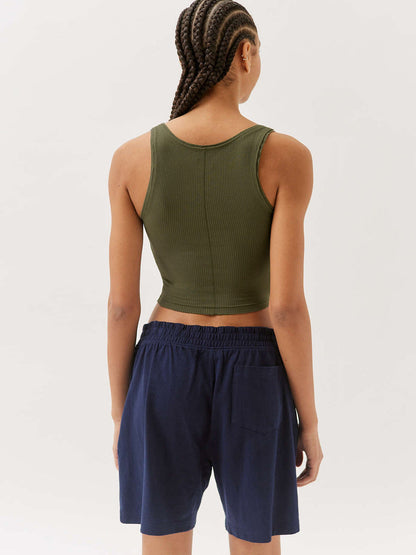 Women Ribbed Tank Top