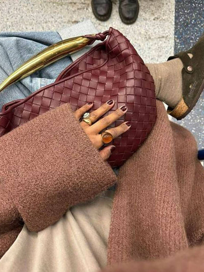 Women'S Bag Woven Faux Leather