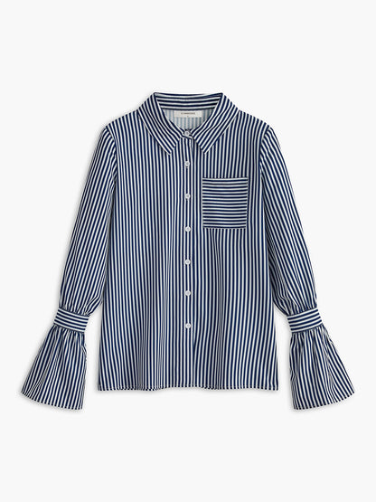 Women'S Blouse Flared Sleeves