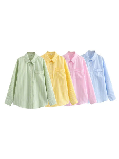 Women'S Blouse Striped