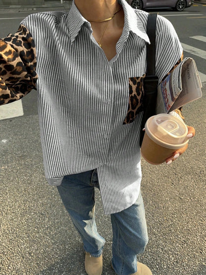 Women'S Blouse With Lion Details
