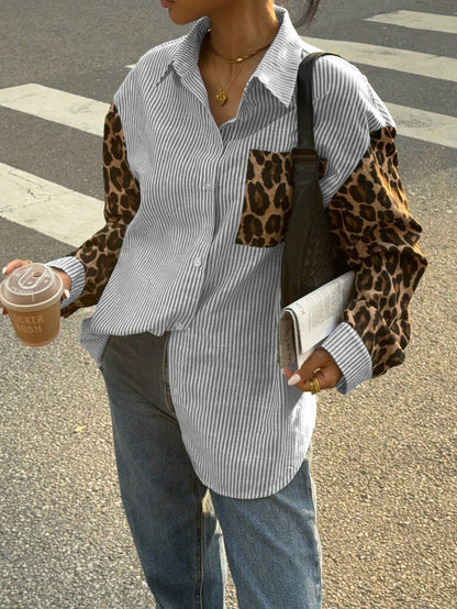 Women'S Blouse With Lion Details
