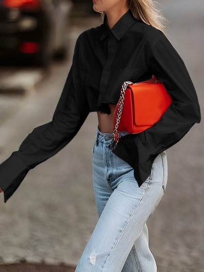 Women'S Cropped Blouse