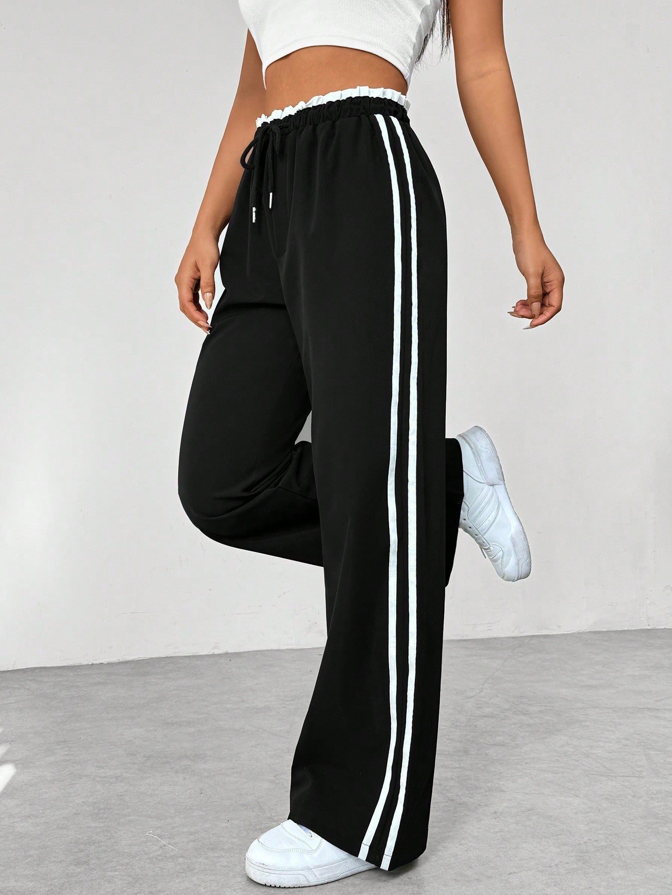 Women'S Trousers Wide Leg