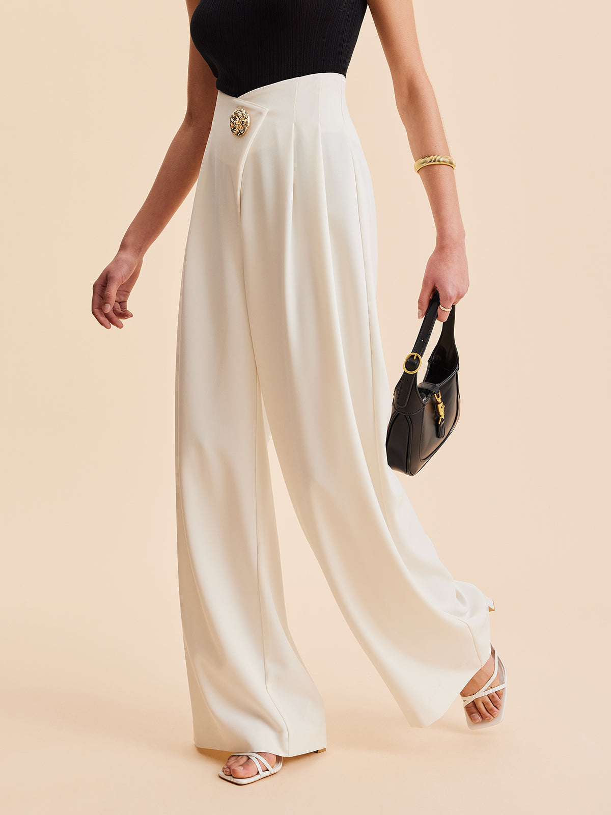Women Wide Trousers High Waist