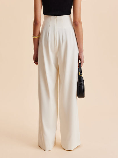 Women Wide Trousers High Waist