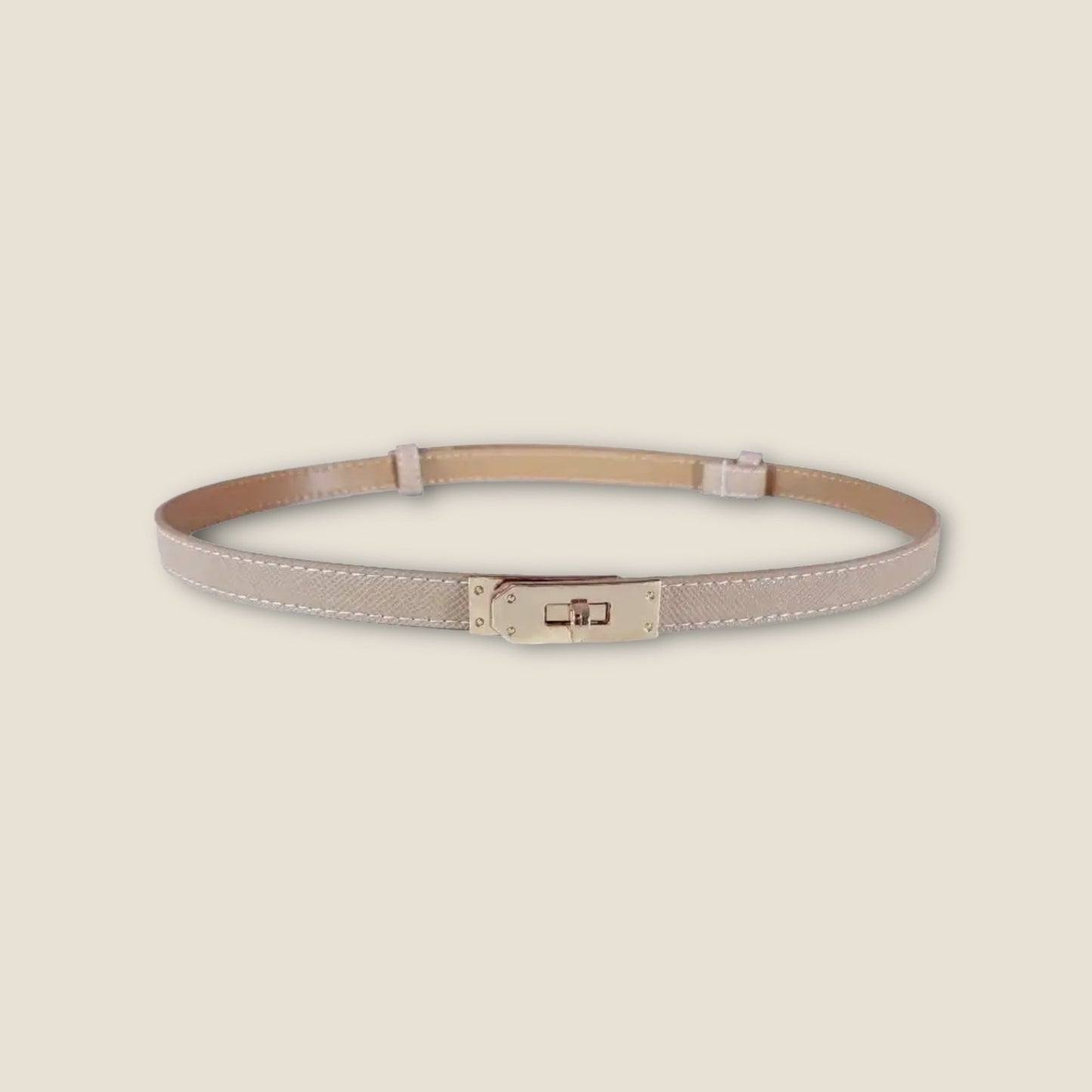 Women's Black Leather Belt – Adjustable Faux Leather Design for Timeless Style and Versatile Use