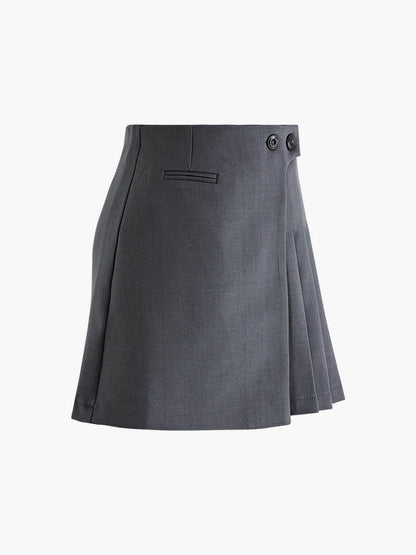 Women's Black Mini Skirt High Waist
