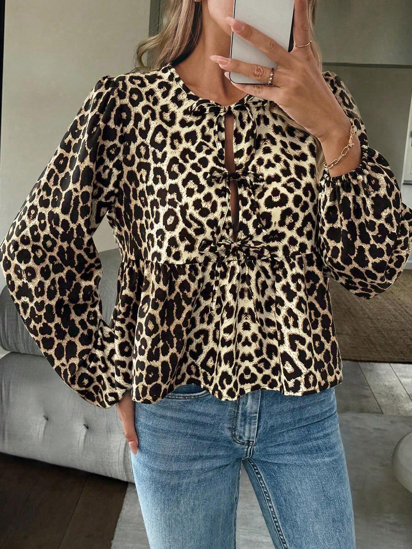 Women's Blouse With Bow Detail