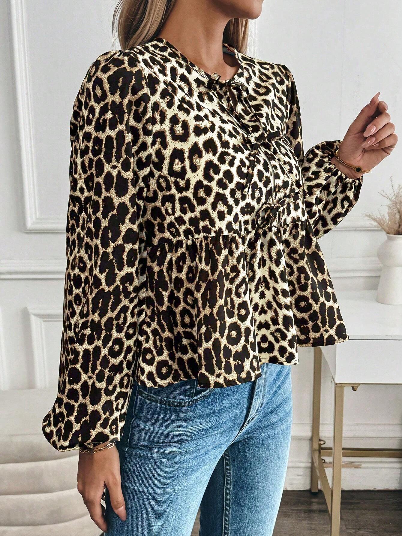 Women's Blouse With Bow Detail