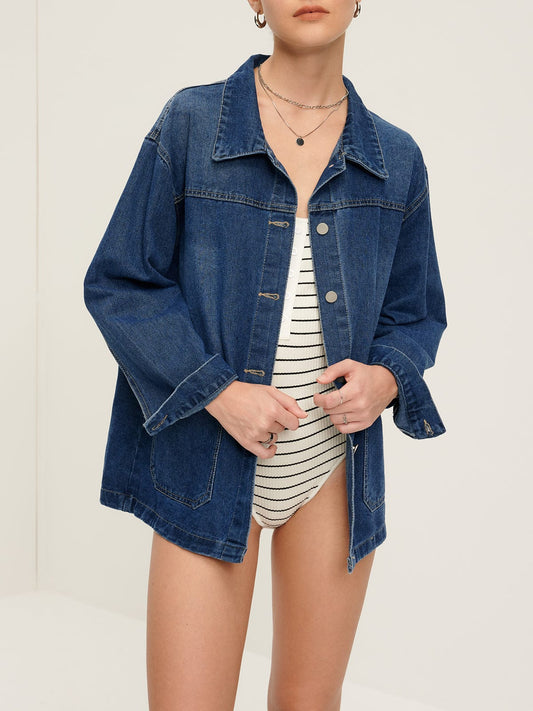 Women's Denim Jacket Oversized