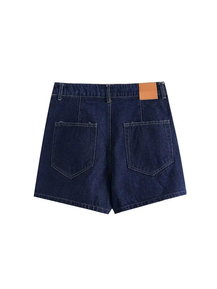 Women's Denim Two Piece Set