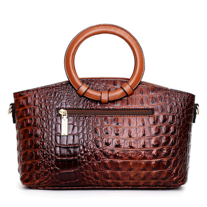 Women's Handbag Crocodile Pattern