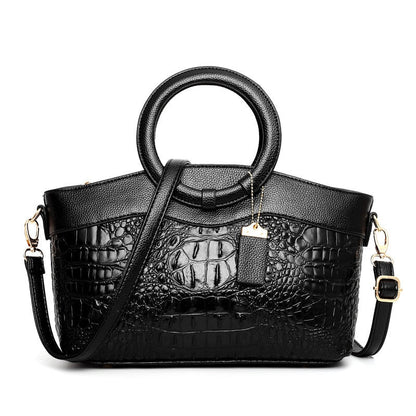 Women's Handbag Crocodile Pattern