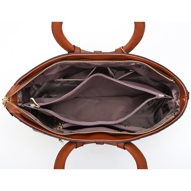 Women's Handbag Crocodile Print