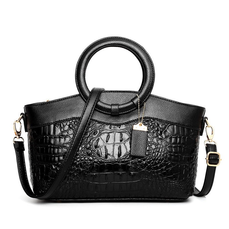 Women's Handbag Crocodile Print