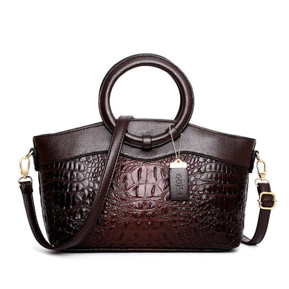 Women's Handbag Crocodile Print