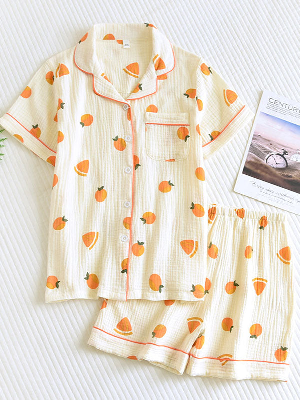 Women's Pajama Set Floral Print