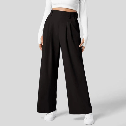 Women's Trousers Wide Leg High Waisted