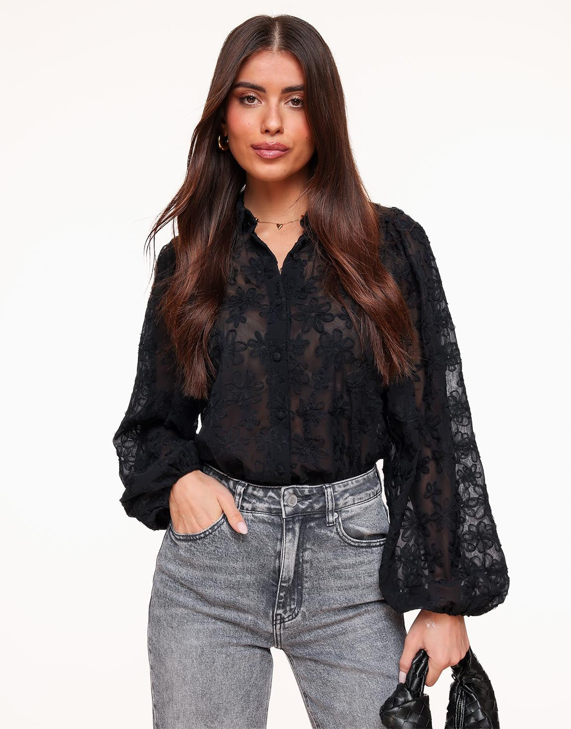 Womens Blouse Floral