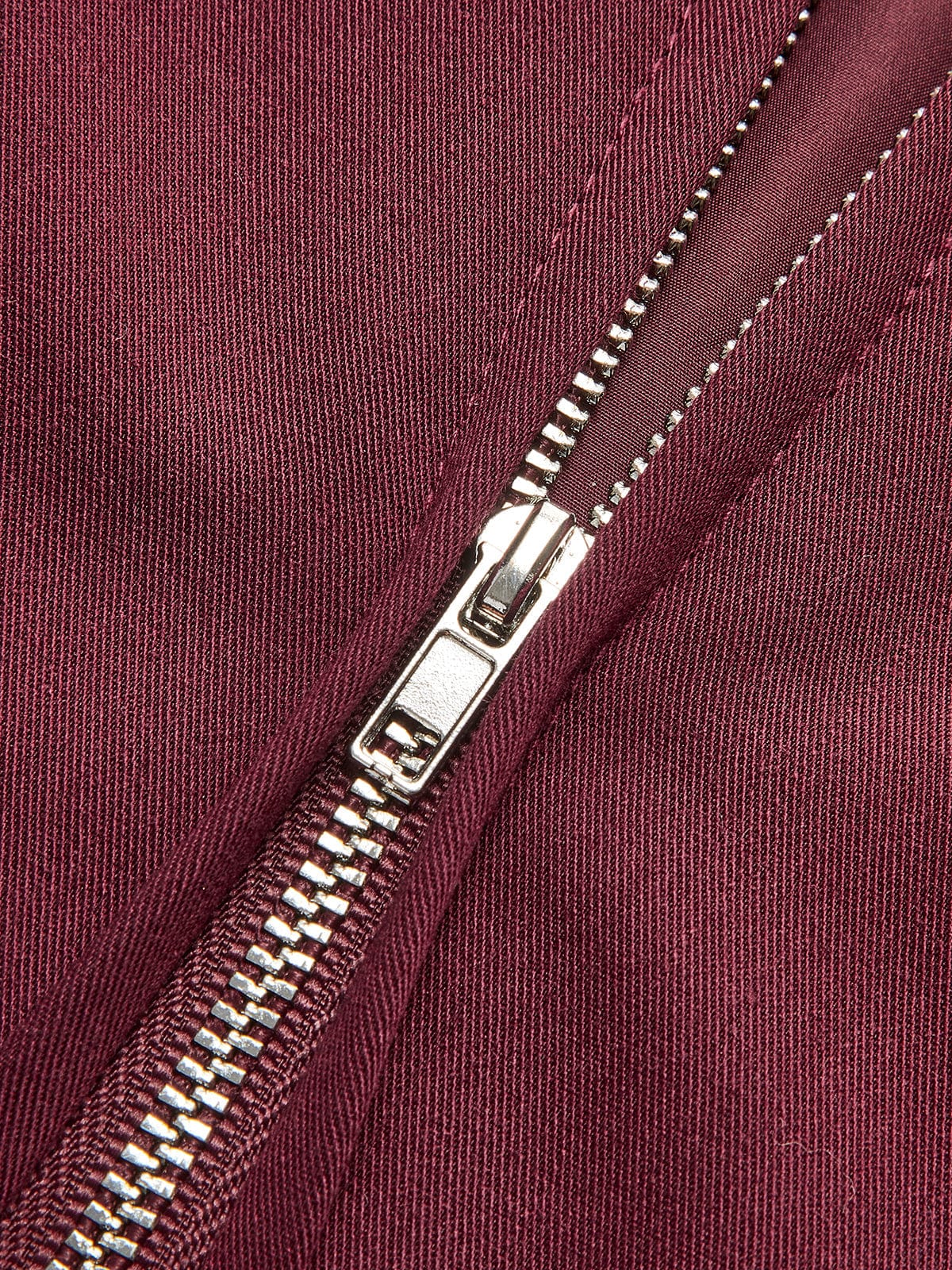 Womens Coat Minimalist Burgundy