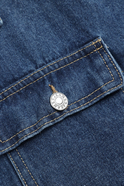 Womens Denim Jacket with Tie Belt