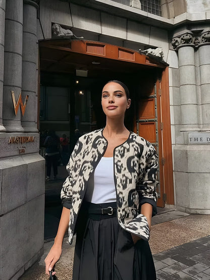 Womens Jacket Animal Print