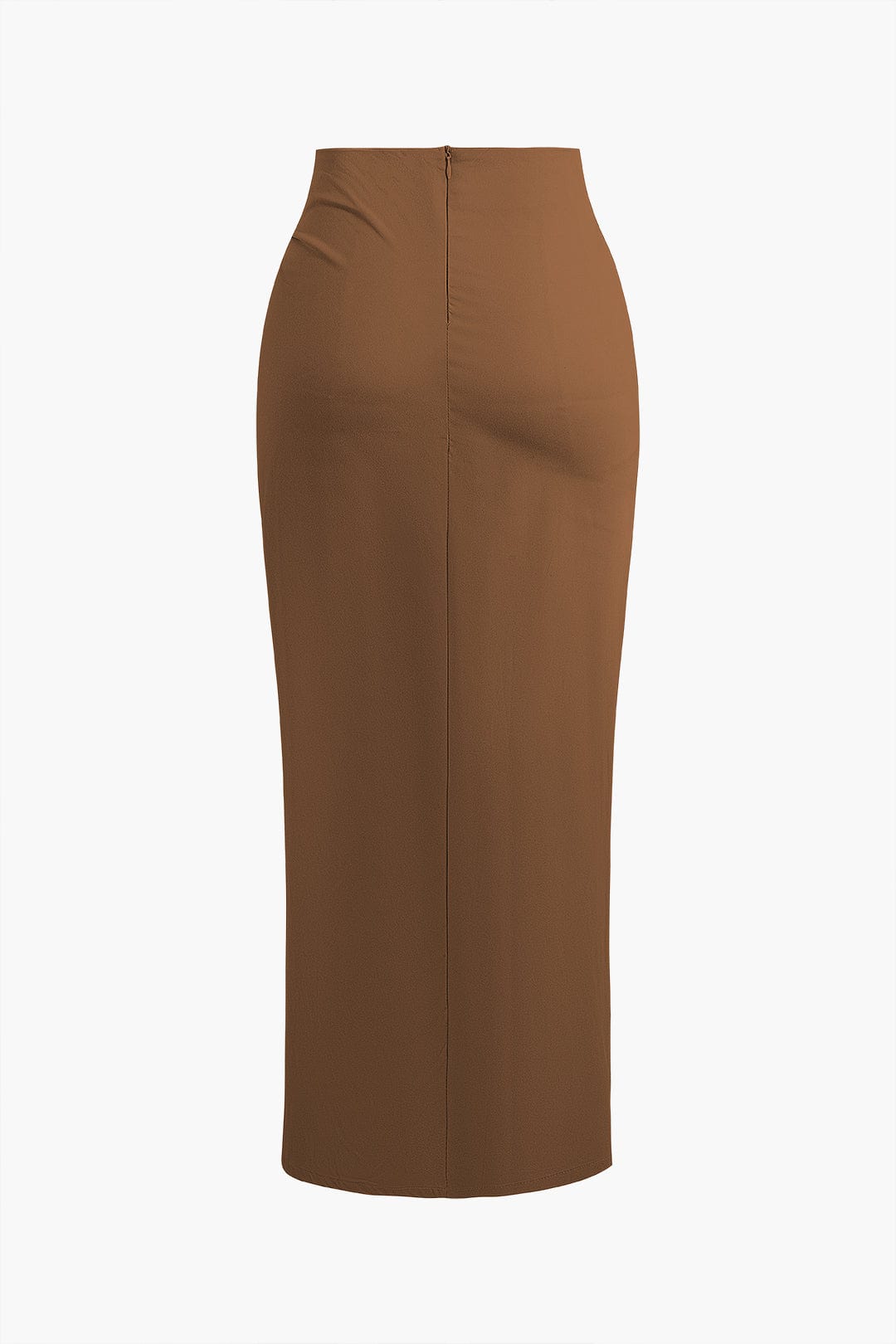 Womens Midi Dress High-Waist