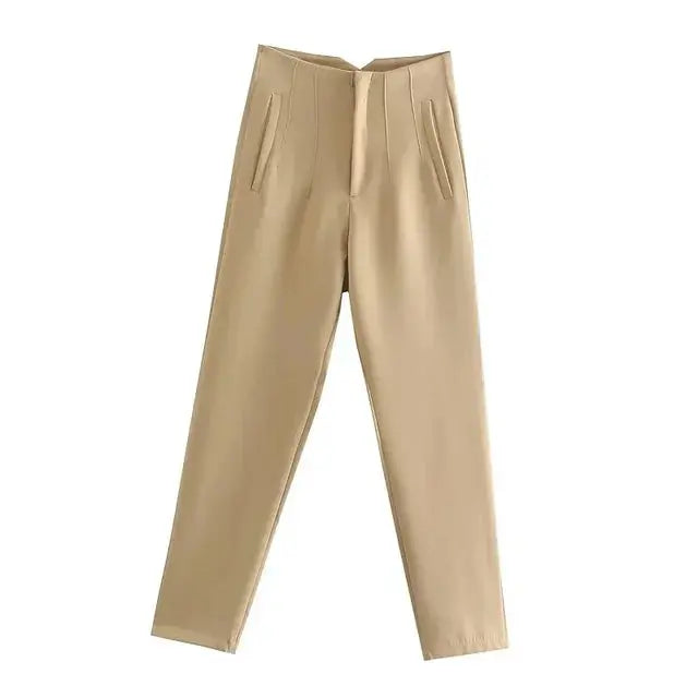 Womens Trousers High Waist