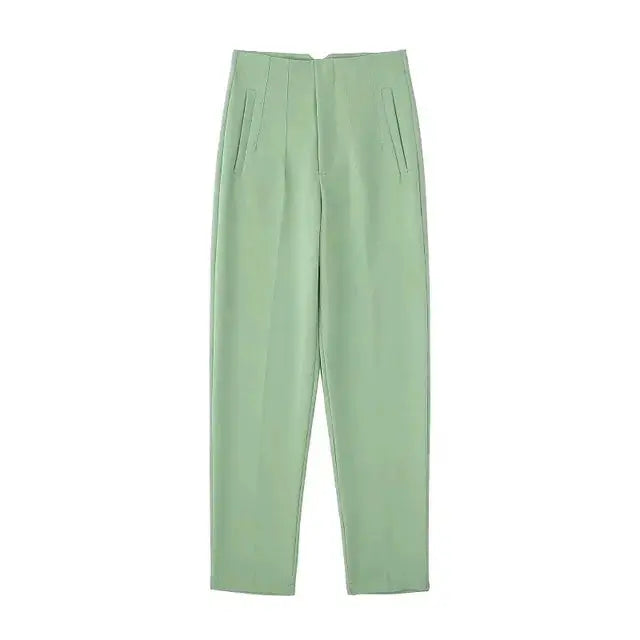 Womens Trousers High Waist